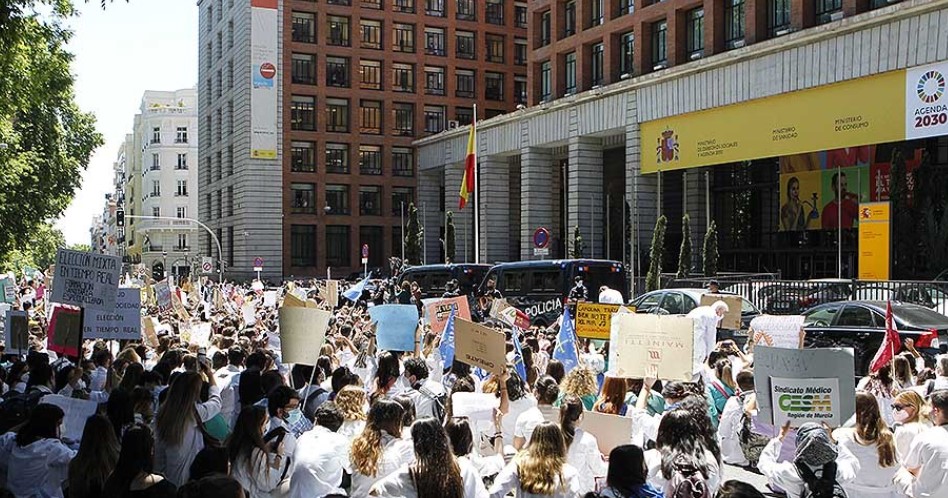 manifestación MIR